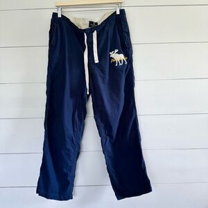 Abercrombie & Fitch Men’s Small Navy Y2K 2000s Moose Cargo Pants